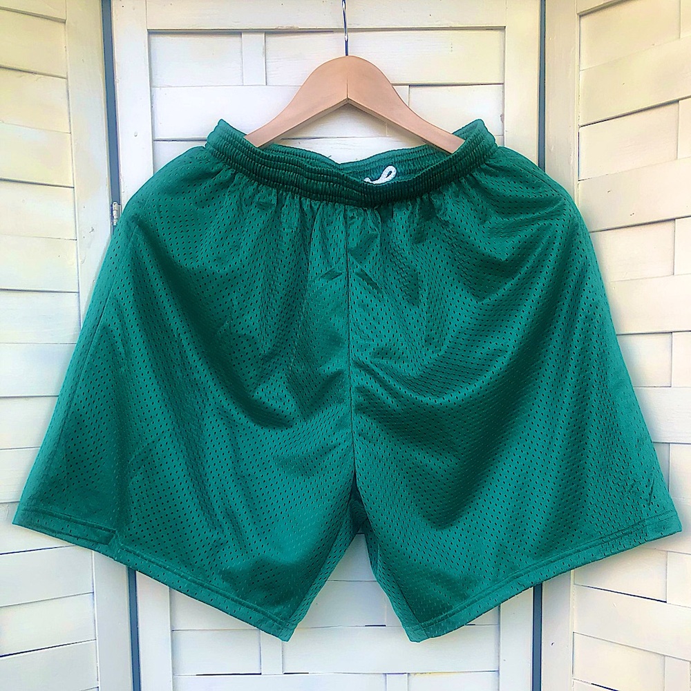 A4 Green Athletic Shorts Adult S
